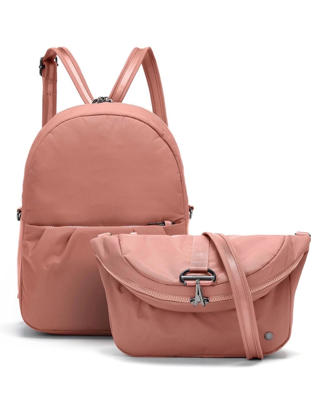 Pacsafe Citysafe CX Convertible Backpack in ECONYL Rose